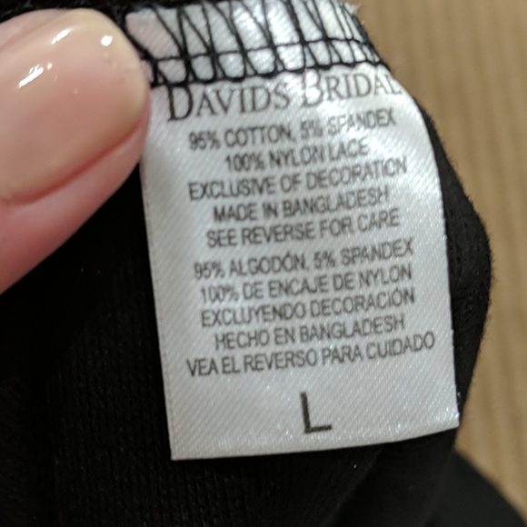 David's Bridal Team Bride Blingy Tank Top New L - Picture 6 of 6